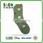 grey dots white dots green fluffy socks