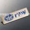 Custom metal long safty needle school badge with enamel