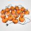 2.5M Halloween Props Haunted House Supplies Bar Decoration 16 LED Pumpkin String Light Fairy lights Festival Lamp