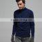 100% Cashmere Men's Long Sleeve Half Cardigan With Zipper