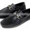 Mens Boys Suede Leather Casual Slip And Chains On Trim Moccasins
