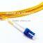 hybrid fiber optic duplex patch cord LC-ST