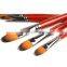 BGN-3228 Bergino professional filbert shape nylon hair paint brush in stock