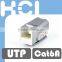 Network Solution Cat 6A 90Degree RJ45 8P8C UTP Modular Keystone Jacks
