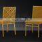 BH-L8816A Elegant metal modern Upholstered dining chair