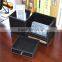 Wholesale Custom Business Office Stationery, Luxurious Leather Storage Box, Black Drawer Storage Box
