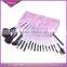 Free beauty girl gifts products professional purple makeup brushes with makeup case