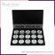 2016 new arrival aluminium 15 cells empty palette for eyeshadow and lipstick