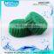 Solid block chemical formula for toilet bowl cleaner