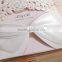 Hot sale white laser cut wedding invitation card