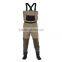 3 Layers Waterproof and breathable fabric fishing waist wader (Breathable-A)