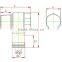 plastic tube fitting, union straight ,compact one -touch tube fitting , push in tube fitting