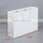 Biodegradable promation red custom made paper bags packaging bags with cotton handle
