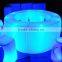 Illuminated plastic rechargeable LI battery operated led bar counter