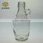 Custom empty 550ml glass bottle for wine prices with handle
