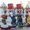 Resin nutcracker soldier toy christmas decoration rocking horse