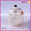 modern white ceramic combination for one cup teapot