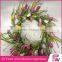 Hot sale china manufacturer heart shaped flower wreath for Decorating Room and Christmas Tree