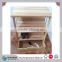 3 Tier Pine Wooden Shoe Rack Storage Shelf With Integrated Bottom Drawer
