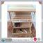 3 Tier Pine Wooden Shoe Rack Storage Shelf With Integrated Bottom Drawer