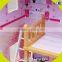 new design wooden doll house high quality wooden toy doll house W06A092