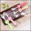 2015 hot sell cartoon food grade plastic handle stailess steel spoons supplier in China,food grade plastic spoons supplier