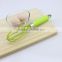 Green Silicone 5 wire loops mini wire whisk for egg