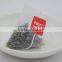 Pyramid shape tea and teabag in different flavors with kraft paper bag