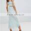 Club Sexy Summer Dress Fishnet Mesh Lace Fishtail Elegant Midi Dresses For Women Clothes
