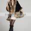 wholesale 2016 new winter latest design fashion knitted faux fox fur pashmina shawl for woman
