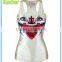 custom sexy women white tight tank top