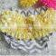 Wholesale cute chevron busha baby bloomers with ruffle