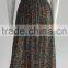 Ethnic printed chiffon new style sleeveless fashion lady dress