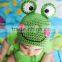 diy kids crochet frog hat pattern