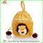 fur lion plush kids children school bag backpack and drawstring bags