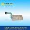 multiple push buttons membrane switch circuit