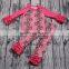 Wholesale baby girls clothing snow flake causal wear boutique outfits for children kids import clothes set China for newborns