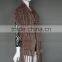 Latest Style Women Fashion Rabbit Fur Knitted Vest Wholesale Women Fur Gilet