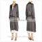 top quality women silk satin trench coat fashion design wholesale