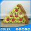 Giant Inflatable Pizza Slice Swimming Pool Float Raft with Cup Holders