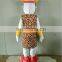Custom baker Siggi mascot costume for outdoor advertising
