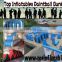 inflatable paintball field, inflatable outdoor games,inflatable paintball bunkers