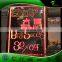 Innovation Advertising Products High Quality Acrylic Sparkle Led Writing Board
