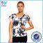 Trade assurance Yihao 2015 Women Custom Design Print Splatter T Shirt Tee Shirt Wholesale Oem Service Short Sleeve T-Shirt