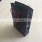 Free Rish New Popular Luxury Custom Design Navy Blue Flocking Velvet Bag