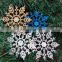 dropshipping high quality creative 12 PCS Christmas Tree Snowflake Decorative Pendant Loose Powder