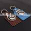 Factory made key chain leather