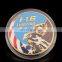 Custom best selling gold plated color filled in American style coin