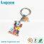 Enamel color infilled LOSCABOS custom metal keychain