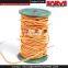 red gold metallic braided cord rope